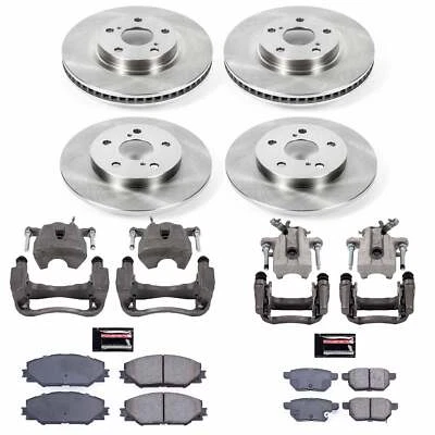 PowerStop Disc Brake Kit - Front and Rear - Fits Scion iM 2016, Toyota Corolla i Foto 1 de 4
