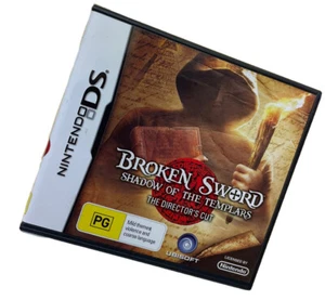 Broken Sword Shadow Of The Templars Nintendo DS The Directors Cut With Booklet - Picture 1 of 4
