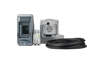 Steckdose für Elektroautos, Ladesystem mit LCD Digitale Stromzähler und FISchalt - Bild 1 von 21