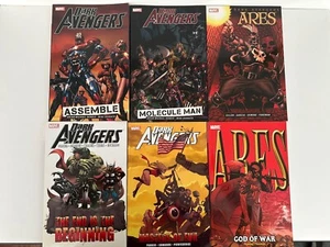 DARK AVENGERS TPB Graphic novel LOT 6 books MARVEL Ares Assemble Molecule man - Picture 1 of 3