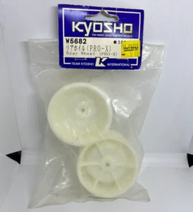 Kyosho W5682 weiße Hinterräder für Pro-X Buggy - geöffnete Verpackung lesen - RC - Bild 1 von 2