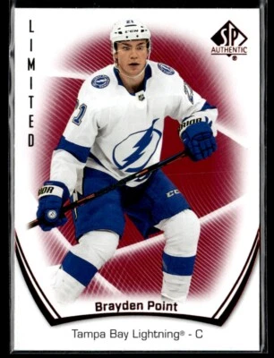 2021-22 Sp Authentic limited red Brayden Point #17 H4R2H - Image 1 of 2