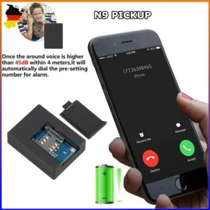 MINI N9 GSM AUDIO ABHÖRFEHLER EMPFINDLICHES MIKROFON Ohr Bug Gerät Tracker  - Bild 1 von 13
