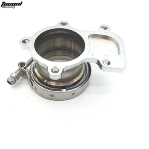New 3" Downpipe Turbo Flange V-band Kit Fit Cummins Holset WH1C HX35 HX35W HX40 - Picture 1 of 6