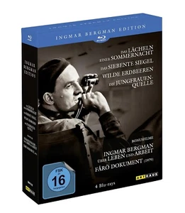 Ingmar Bergman DAS 7 SIEBENTE SIEGEL Wilde Erdbeeren JUNGFRAUENQUELLE BluRay Box - Bild 1 von 5