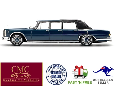 CMC M-205 Mercedes-Benz 600 Pullman (W100) Landaulet w/ Functional Softtop, 1:18 - Image 1 of 4