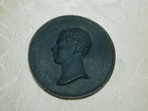 Gusseisen-Plakette Medaille "Guillelmus Regius Princeps Wirtembergensins" - Picture 1 of 5