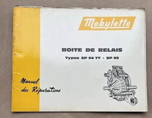 Motobecane Motoconfort Types SP 94 TT & SP 93 Repair Manual Device Relay French - Picture 1 of 2