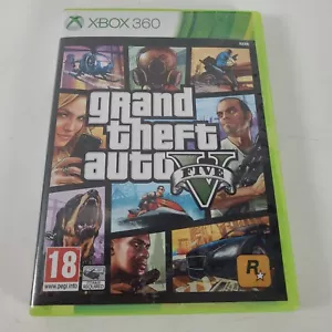 Grand Theft Auto V 5 Xbox 360 Action Adventure Video Game Manual Map PAL - Picture 1 of 4
