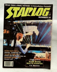 Starlog #14 Juni 1978 Magazin Star Trek Star Wars Matte Painter NASA Skylab - Bild 1 von 7