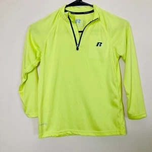Russell Athletic Performance Shirt Boy’s Medium 8 Neon Yellow dri-power 360 - Picture 1 of 8