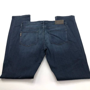 Pantalones de mezclilla azul tiro medio Paige Federal ajustados rectos 30 (se adapta a 31W 33L) para hombre - Imagen 1 de 10
