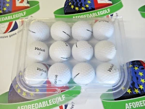 12 volvik vimat matte finish white golf balls pearl/pearl 1 grade - Picture 1 of 1