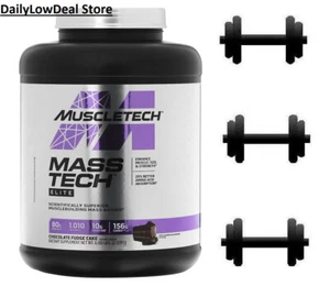 Muscletech Mass Tech Elite Mass Gainer, Chocolate Fudge Cake 6 lbs - Picture 1 of 7