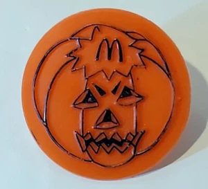 VTG McDonalds Halloween Pumpkin Ring Jack O Lantern Happy Meal Toy 1990s - Picture 1 of 5