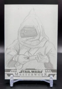 2024 Topps Star Wars Masterwork JAWA 1/1 Sketch by Mike Dalzell - Picture 1 of 2