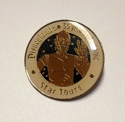Juego Broche Prendedor Disney 35 Años de Magia - Star Tours C-3PO  Foto 1 de 4