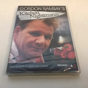 Gordon Ramsay’s Kitchen nightmares Volumes 1 & 2 DVD 4 Disc Set Brand New Seal - Foto 1 di 5