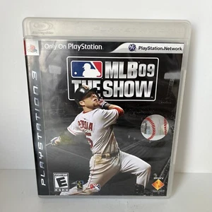 MLB 09 The Show PS3 Béisbol Petroia Boston Medias Rojas Play Station 3 con manual - Imagen 1 de 3