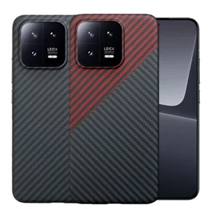 Real Carbon Fiber for Xiaomi Mi 13 Pro Ultra Thin Matte Aramid Fiber Back Cover - Picture 1 of 22