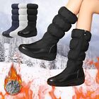 Boots Shoes High Women's Cotton Boots Snow Warm Side Thick Soled Zipper Women's