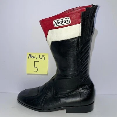 Botas deportivas/de turismo Vetter vintage talla 5 negras con cremallera lateral Foto 1 de 4