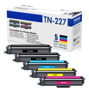 Toner Compatible With Brother TN227 223 HL-L3270CDW L3290CDW MFC-L3710CW Lot - Picture 1 of 14