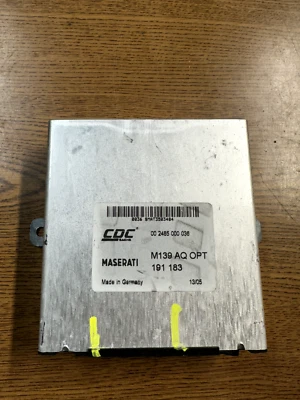 2004-2008 Maserati Quattroporte CDC Suspension Control Module Computer 191183 - Image 1 of 3