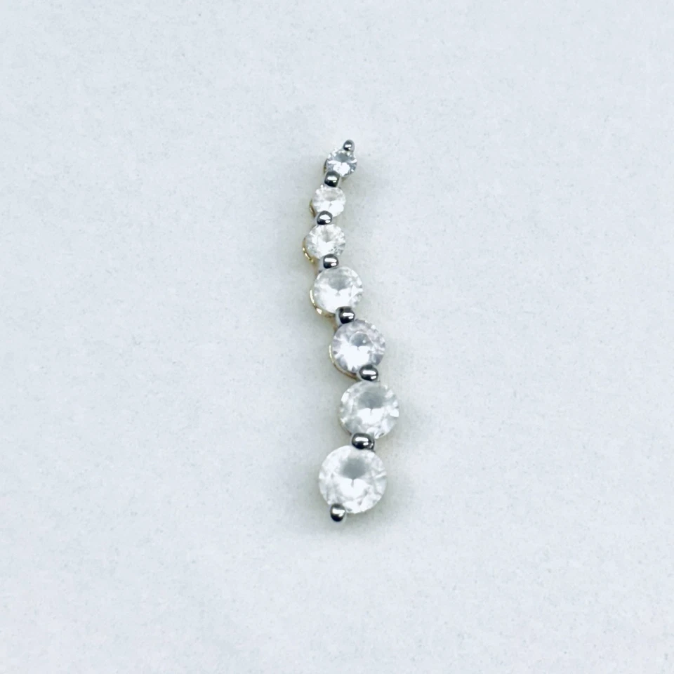 Dije colgante de cuerno italiano Cornicello diamante natural oro amarillo 14k de 1/2 quilate Foto 1 de 4