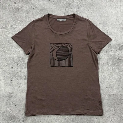 Icebreaker Tech Lite II SS Camiseta Lana Merino Marrón Mujer’s Talla M Foto 1 de 4