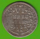 Münze Silber Sankt Gallen 6 Kreuzer 1732 nswleipzig