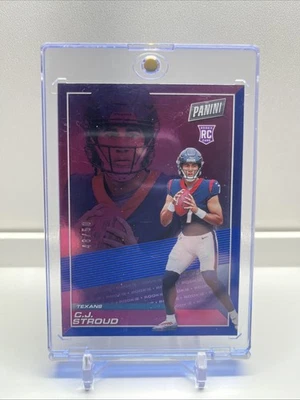 2023 Panini NFL Player of the Day C.J. Stroud Blue /50 RC Texans - Image 1 of 2