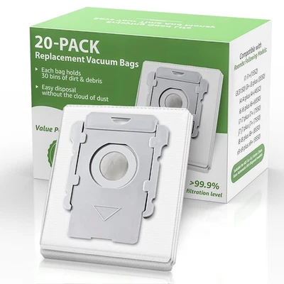 20 Pack Vacuum Bags for iRobot Roomba i7 i7+ i8 i8+ i3 i3+ i4 i4+ i6 i6+ j7 j... - Image 1 of 4