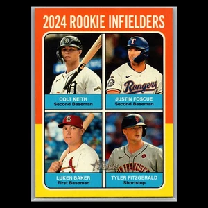 2024 Topps Heritage High Number - #623 Rookie Infielders RC - Bild 1 von 2