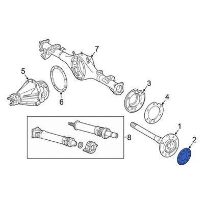 For Toyota Tacoma 2016-2023 Toyota 4244435050 Rear Wheel Hub Gasket - Изображение 1 из 3