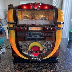 Jukebox, cd, radio, cassette, reproduction of Wurlitzer 1941 Tabletop Jukebox - Picture 1 of 24