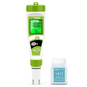 UIUZAMR pH Meter for Hydroponics PPM EC Meter for Water Hydroponics Simultane... - Picture 1 of 6