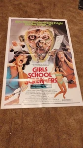 GIRL SCHOOL SCREAMERS ORIG MOVIE POSTER HORROR - Picture 1 of 1