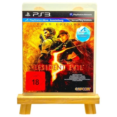 Resident Evil 5 Gold Edition PS3 Spiel USK 18 Deutsch Move Horror Koop Kampagne - Bild 1 von 3
