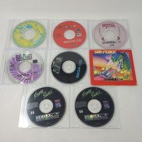 Lot of 8 SEGA CD DISC ONLY Games SCRATCHED UNTESTED AS-IS SEE DESCRIPTION