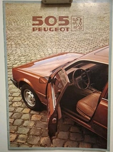 Peugeot 505 catalogue brochure publicitaire couleur  1982 - Imagen 1 de 14
