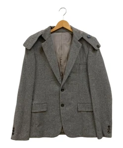 UNDERCOVERISM 07AW 2WAY Wool Cashmere Hooded Melton Jacket Size: 2 Gray 7A208-J8 - Picture 1 of 4