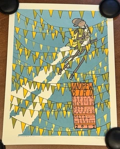 Jay Ryan Poster Andrew Bird 2012 Beacon Theatre Art Print S/# 300 Wilco - Picture 1 of 4