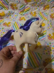 Vintage My Little Pony G1 Glory Shooting Star Unicorn 1983 Hasbro Purple Hair - Bild 1 von 8