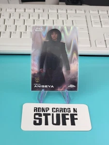 2025 Topps Chrome Star Wars Osha Aniseya #140 debut refractor Raywave A26 - Imagen 1 de 2