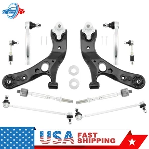 12Pcs Front Lower Control Arms Ball Joint Sway Bar For 2006-18 TOYOTA RAV4 2.5L - Picture 1 of 20
