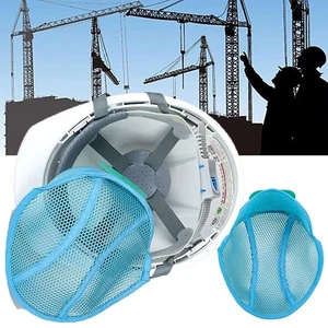 Blue Helmet Insert Liner Sweat Band Head Protection Hard Hat Liner Adult - Picture 1 of 4