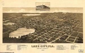 FLORIDA COLLEZIONE MAPPE PANORAMICHE VINTAGE SU CD - Foto 1 di 1