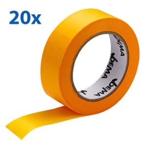 20 x Fineline Goldband Malerband Klebeband Kreppband Abdeckband 30 mm x 50 m - Bild 1 von 2