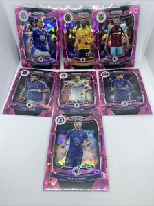 Panini Prizm 2021-22 englische Premier League - rosa rissige Eiskarten - Bild 1 von 15